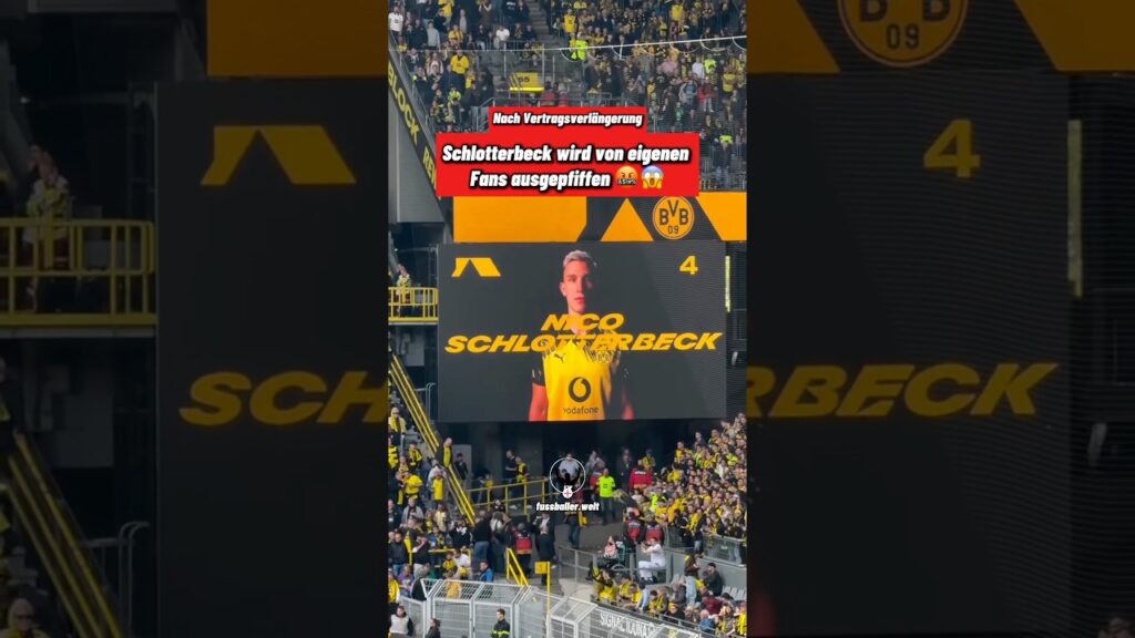 Schlotterbeck wird von eigenen Fans ausgepfiffen 🤬🥶￼