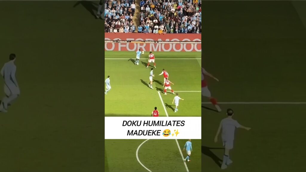Jérémy Doku vs Noni Madueke 😱💨 #shorts #arsenal #mancity #football