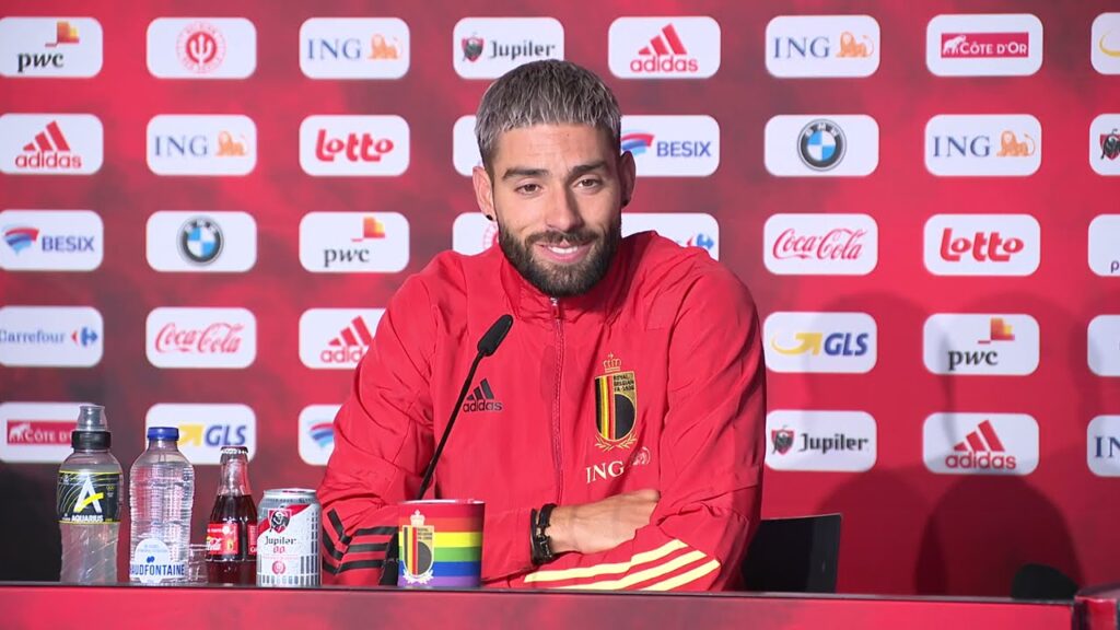 Yannick Carrasco - Belgium v Portugal - Pre-Match Press Conference - Round Of 16 - Euro 2020