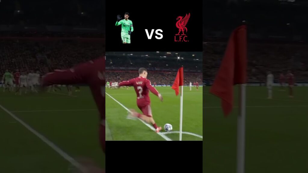 Courtois vs Liverpool  #football