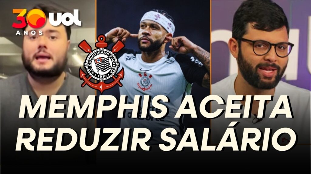 MEMPHIS ACEITA REDUZIR SALÁRIO PARA RENOVAR COM CORINTHIANS; VEJA OS DETALHES