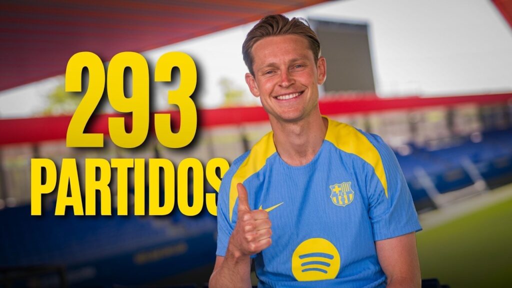 🥹 Mensaje EMOTIVO de FRENKIE DE JONG 💙 Récord histórico con el BARÇA 🔥