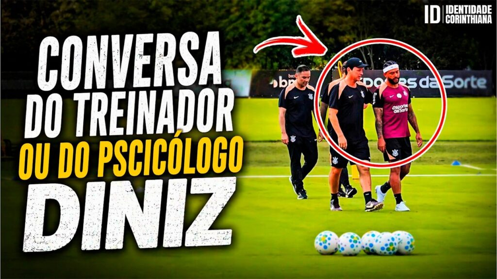 CORINTHIANS: LONGA CONVERSA ENTRE FERNANDO DINIZ E MEMPHIS DEPAY DURANTE O TREINO NO CT