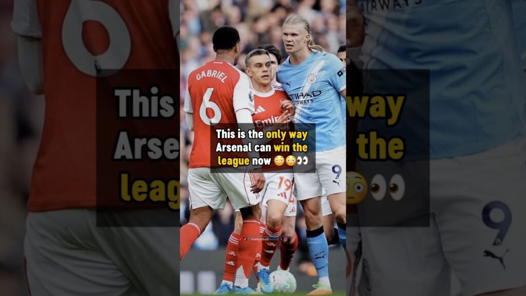 Only ONE way for Arsenal to win the League 😬
