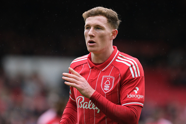 Elliot Anderson of Nottingham Forest seen in action during
