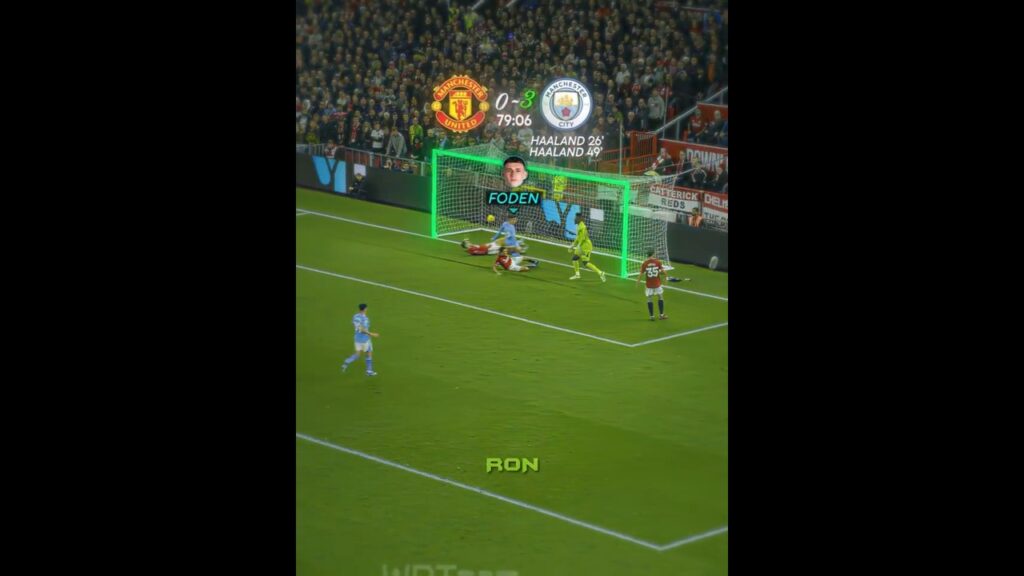 Haaland And Foden vs Man United🥶💀