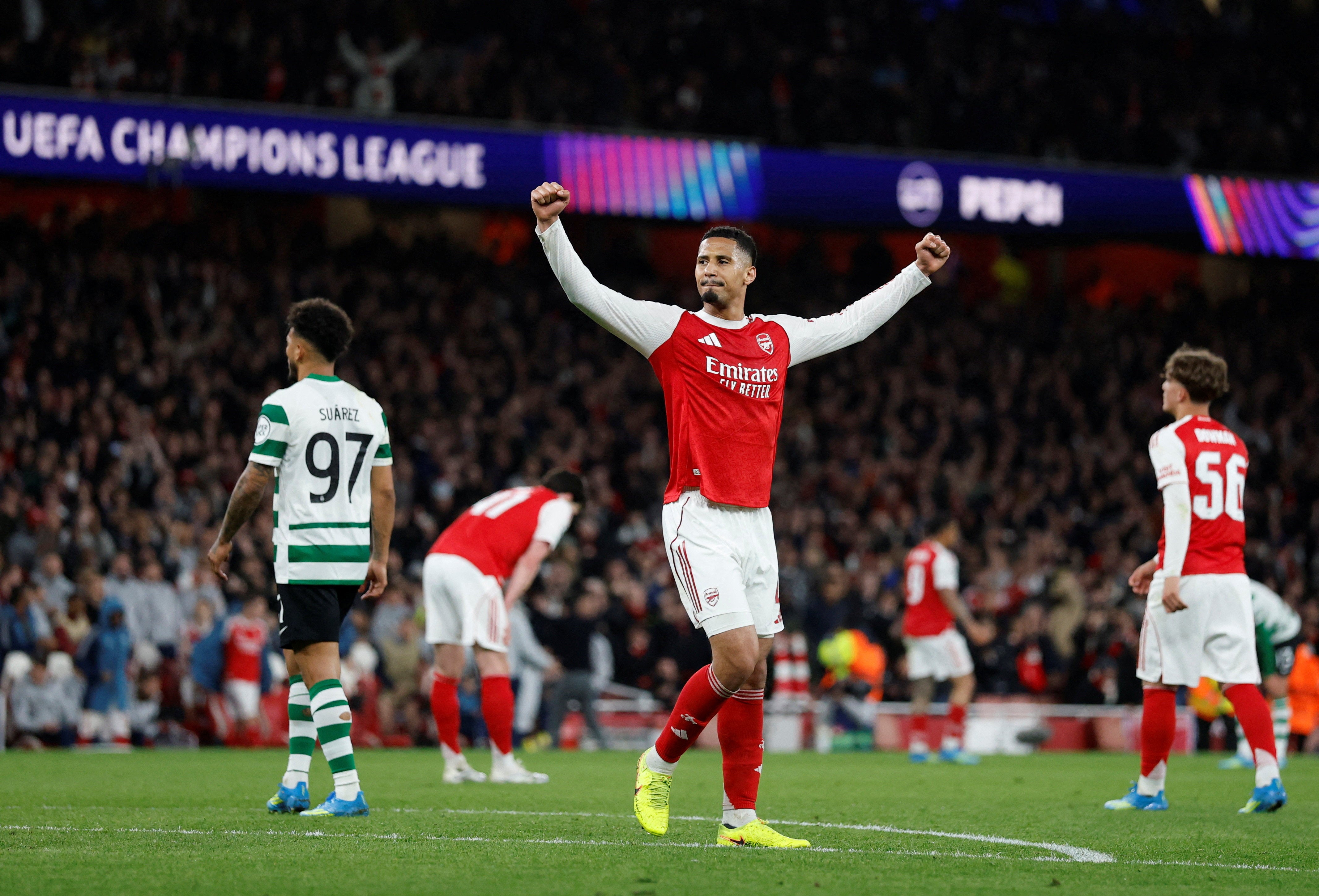 Arsenal progressed past Sporting despite an anxious second leg