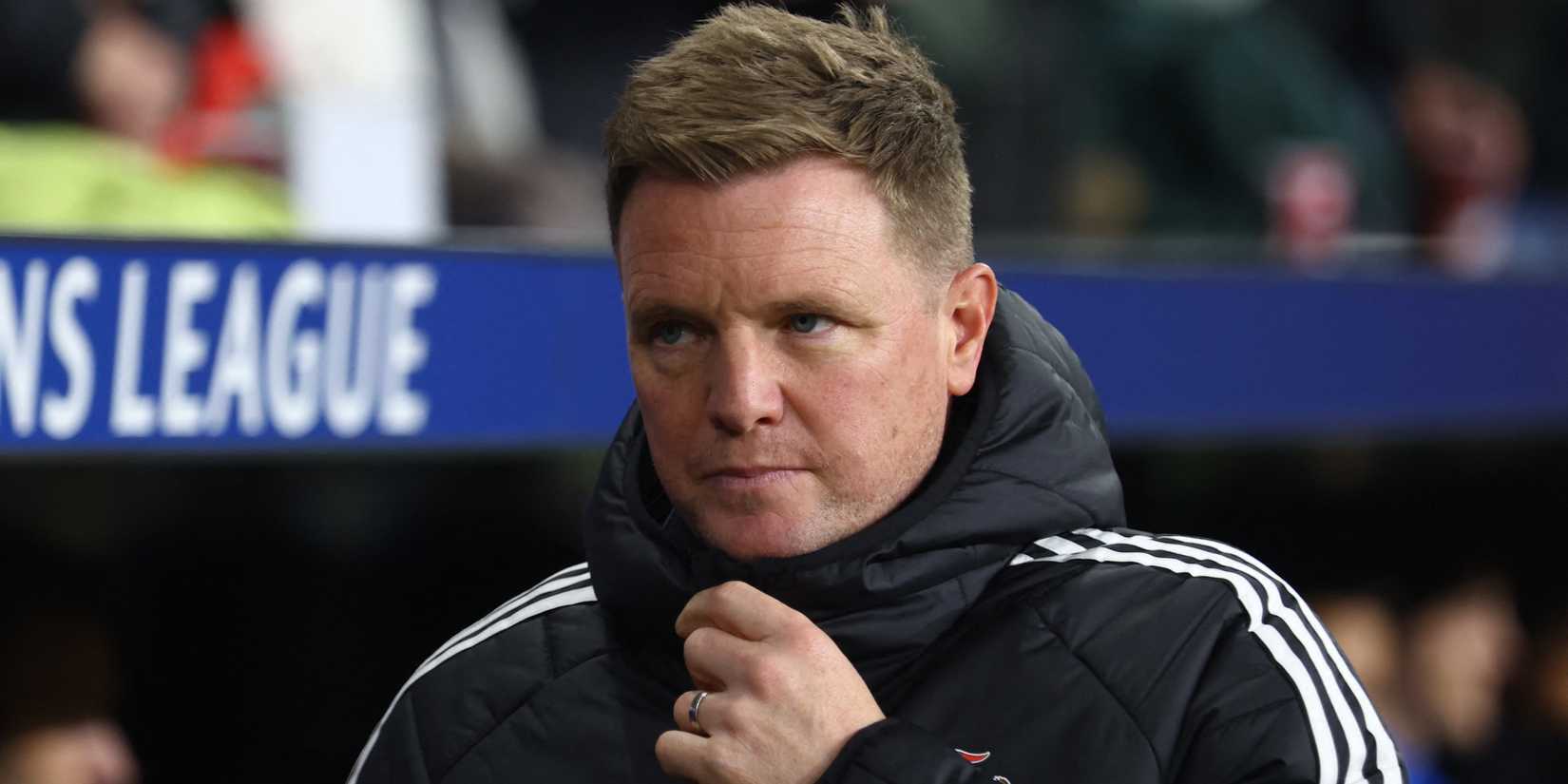 Newcastle United manager Eddie Howe before the match