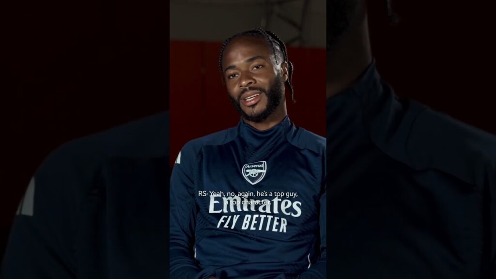 RAHEEM STERLING ON MIKEL ARTETA