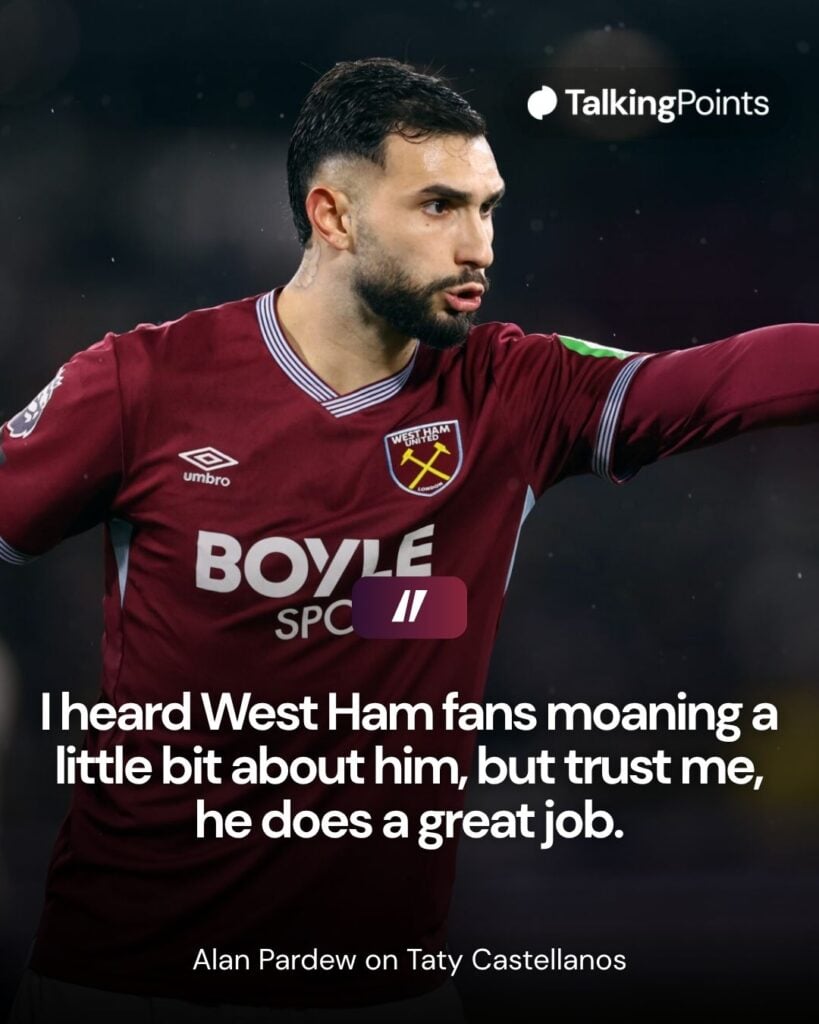 Taty Castellanos of West Ham United during the Premier League match between West Ham United and Nottingham Forest at London Stadium