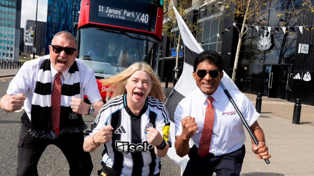 Newcastle United fans to trial free matchday park and ride service to St James' Park