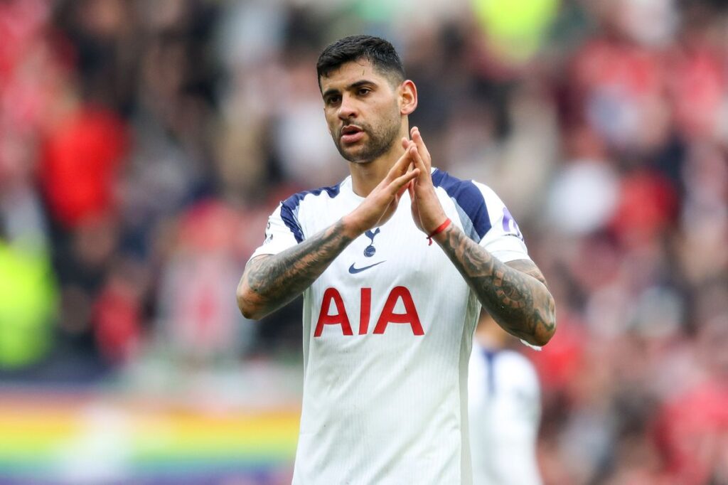 Cristian Romero following Tottenham's defeat to Nottingham Forest