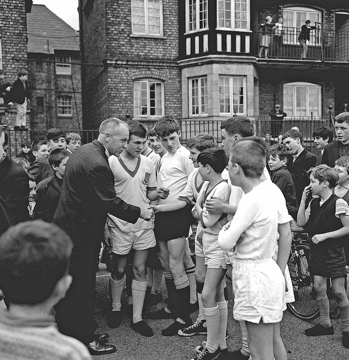 Bill Shankly watched a game of Street football from a flat above Eldon Grove off Liverpool's Scotland Road