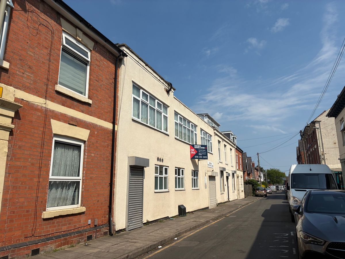 Evington Street in Leicester, the proposed site for new student digs.