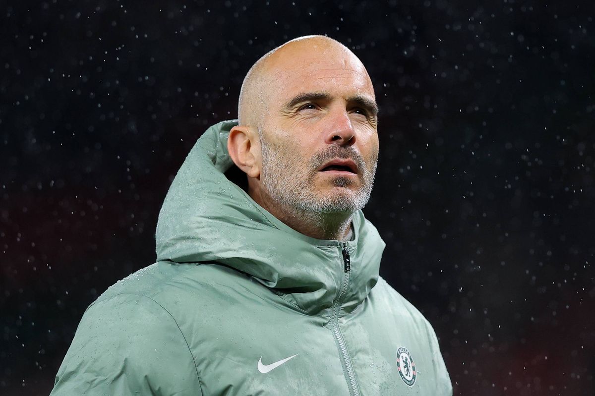 Enzo Maresca looks on