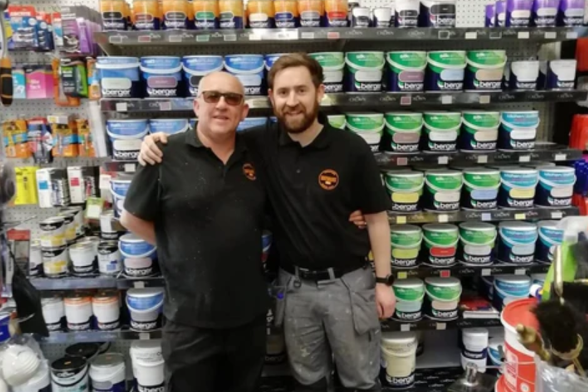 Photo of father and son Steve and Adam Dayman, who run the store