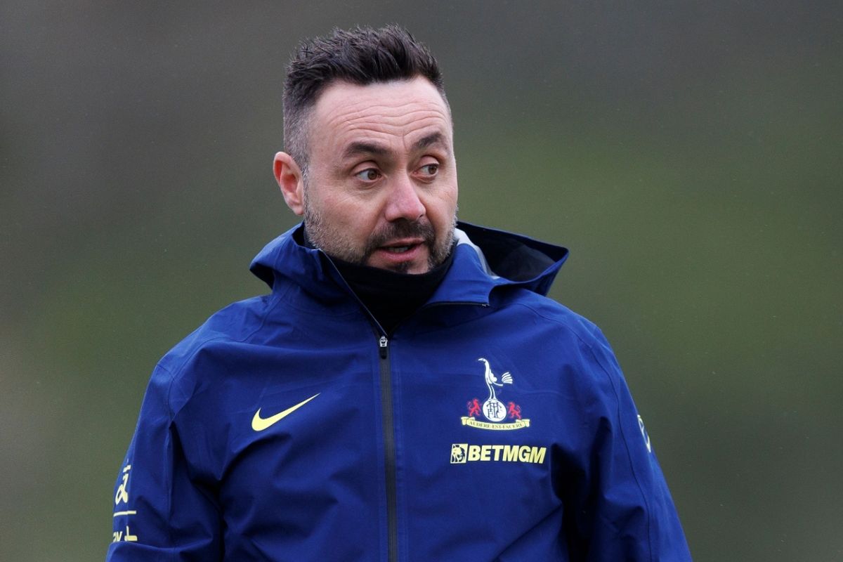 Roberto De Zerbi, Head Coach of Tottenham Hotspur
Tottenham Hotspur Men's Training, Tottenham Hotspur Training Centre, London, UK - 03 Apr 2026