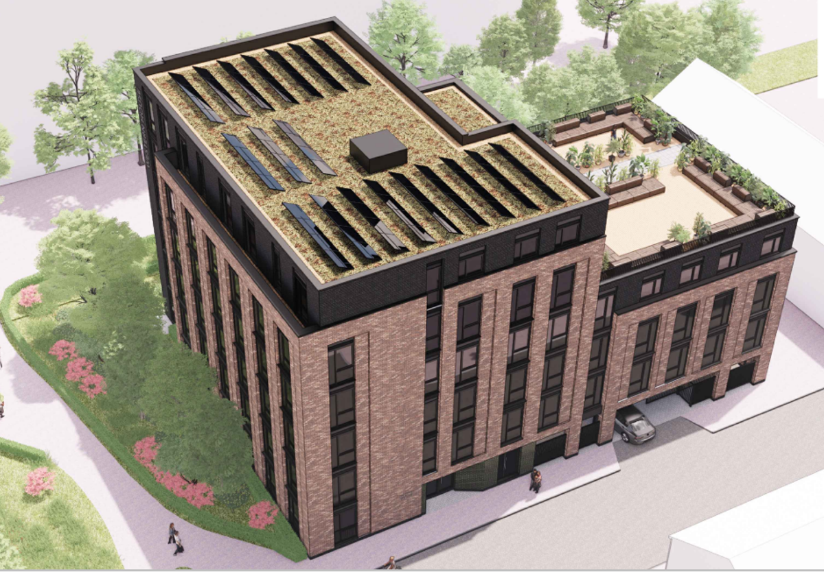 An impression of the proposals for flats on Western Road