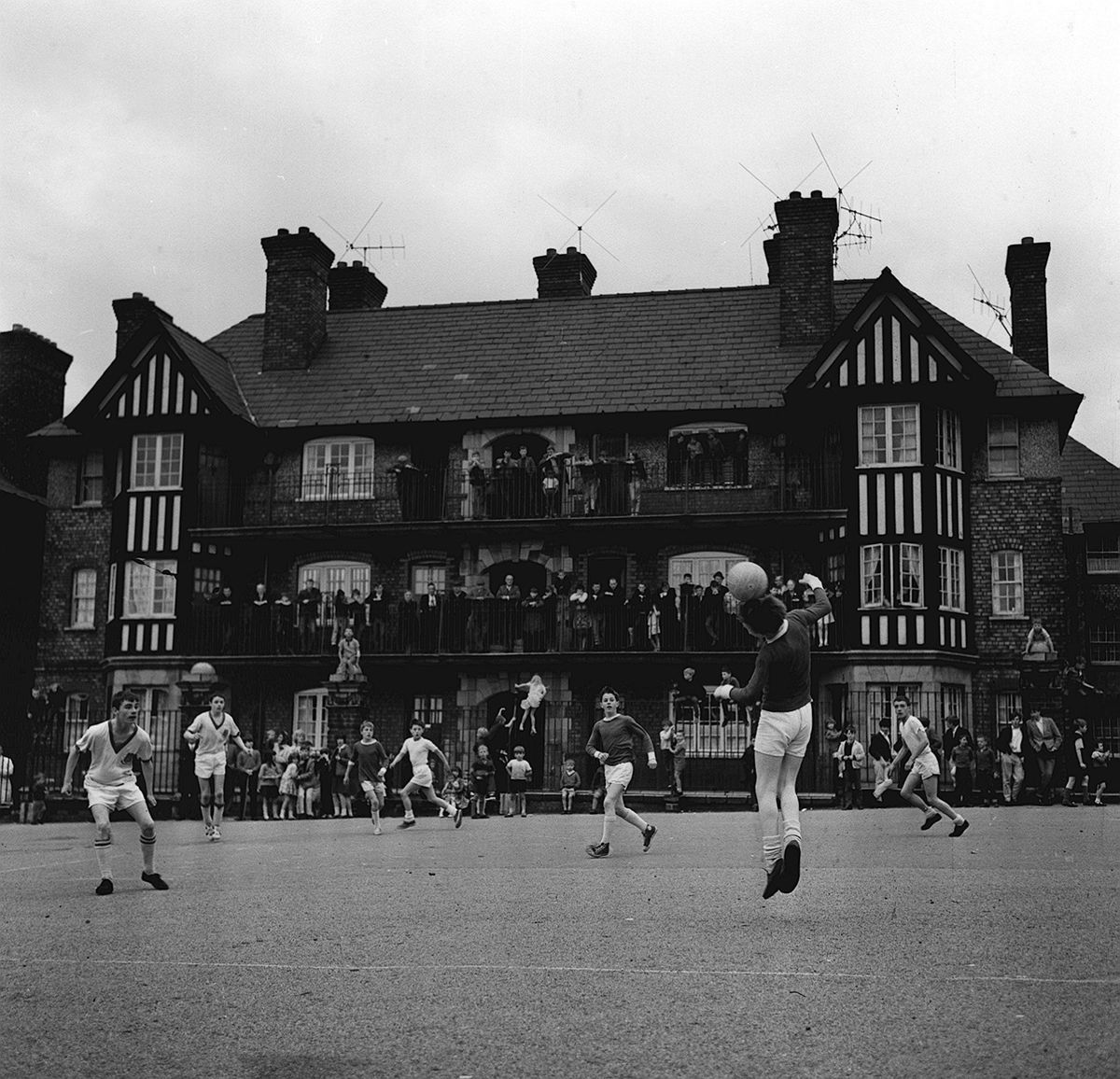Bill Shankly watched a game of Street football from a flat above Eldon Grove off Liverpool's Scotland Road