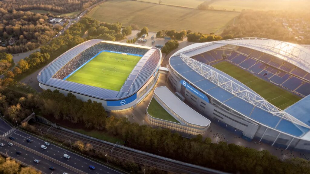 Brighton plan Europe’s first purpose-built women’s football stadium