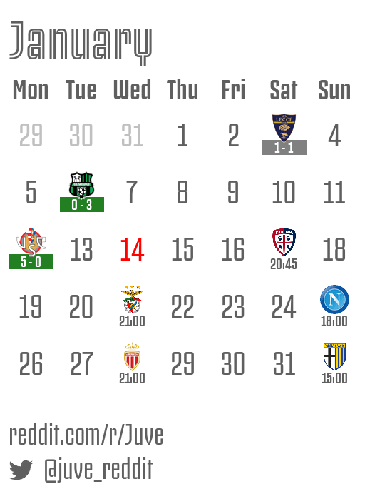 Qualcuno può aggiornare il calendario nella colonna di destra?