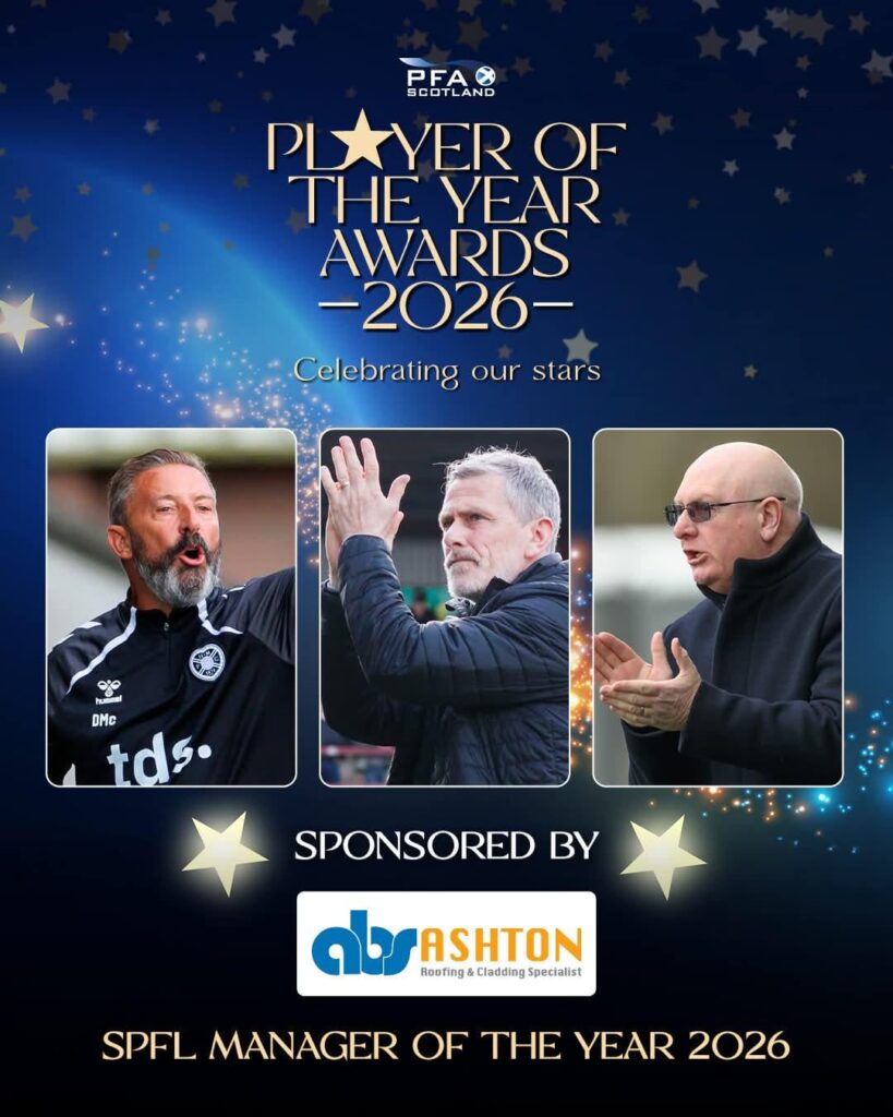 PFA Scotland Manager of the Year for 2026 nominees