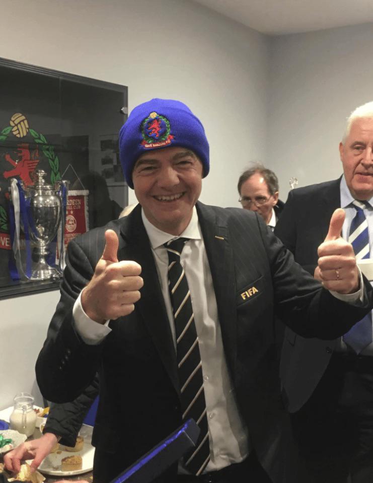 Cove Rangers super fan, Infantino, watches Scotland fans capitalise on WC ticket resells