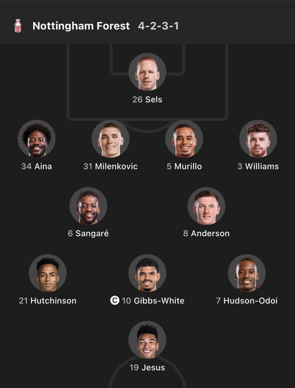 Your reds lineup today 🌳