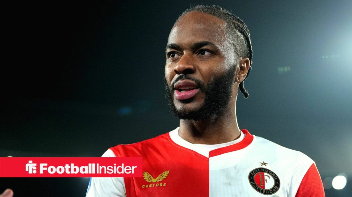 Feyenoord winger Raheem Sterling