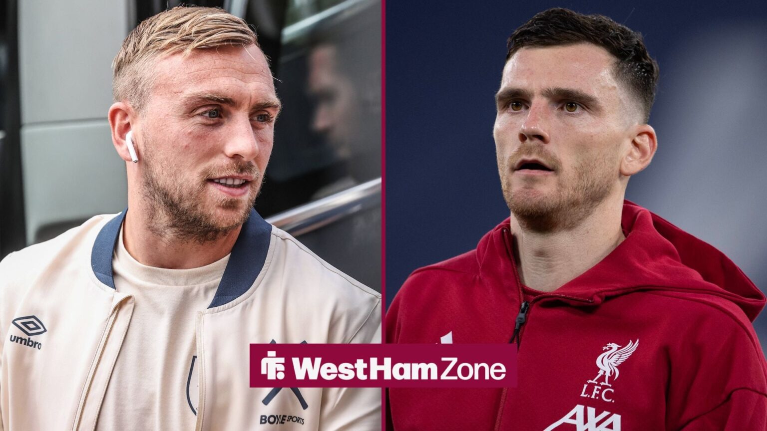 Jarrod Bowen reacts to headline Liverpool exit announcement