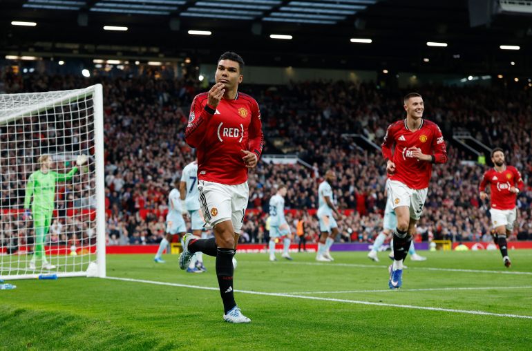 Manchester United's Casemiro