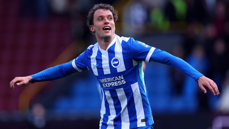 Mats Wieffer scored twice to top the Burnley 0-2 Brighton Player Ratings