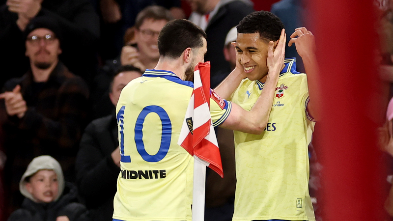 Southampton stun Arsenal in Emirates FA Cup quarter-finals