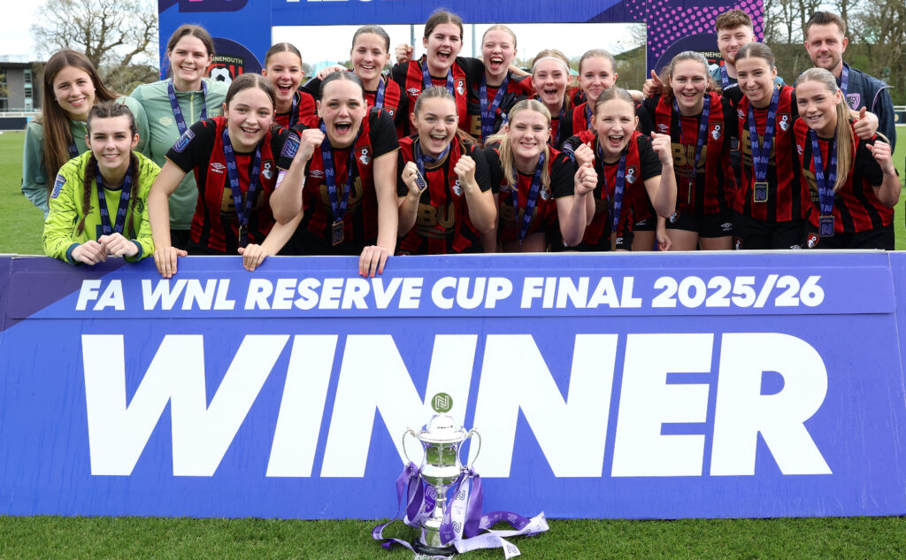 AFC Bournemouth Development with the FA WNL Reserve Cup