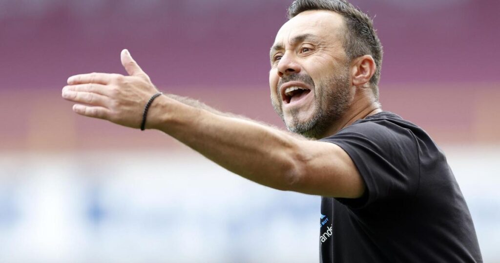 De Zerbi's letter to Spurs after accepting relegation job