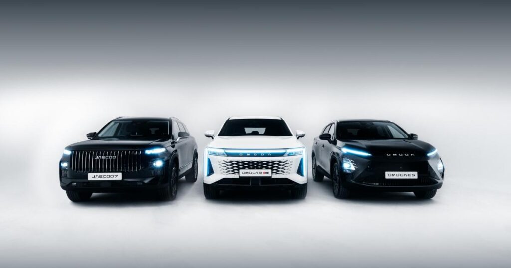 OMODA JAECOO dealership launched yesterday by Sandown Poole