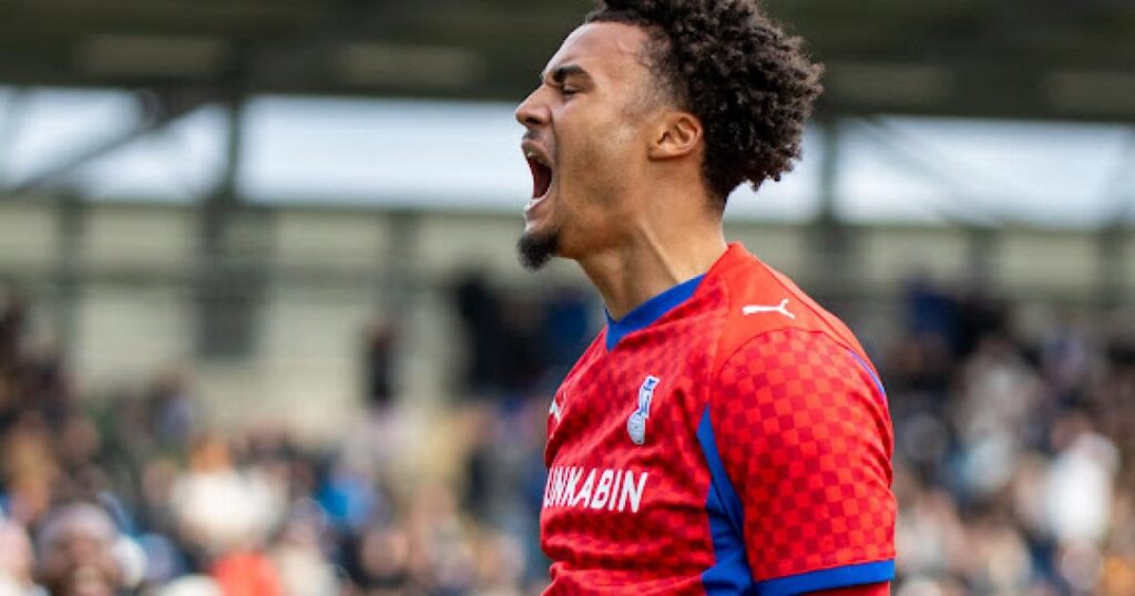 Aston Villa loanee Kane Taylor's reaction to first pro goal