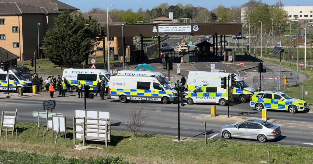 Southampton man arrested at RAF Lakenheath protest