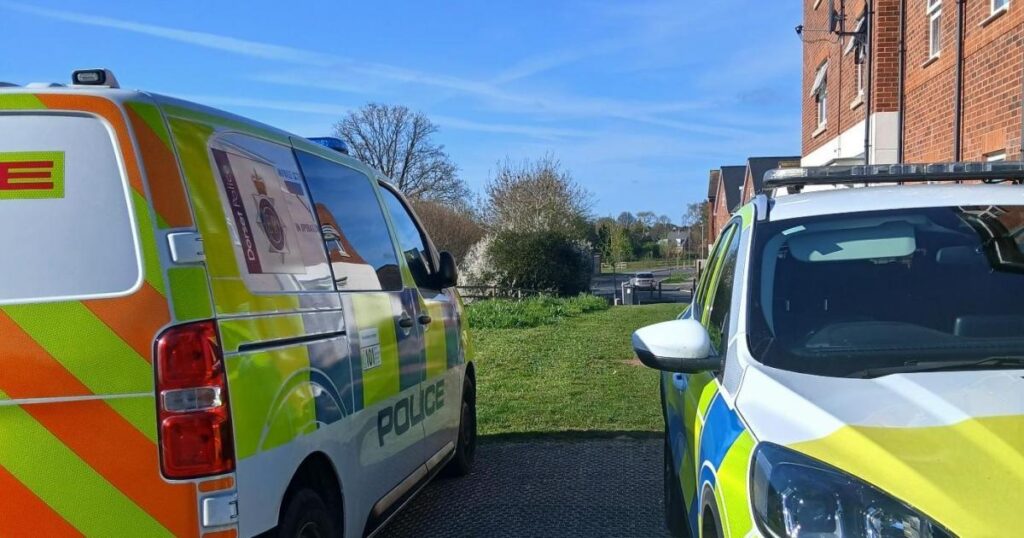 Police force entry into building to locate wanted man