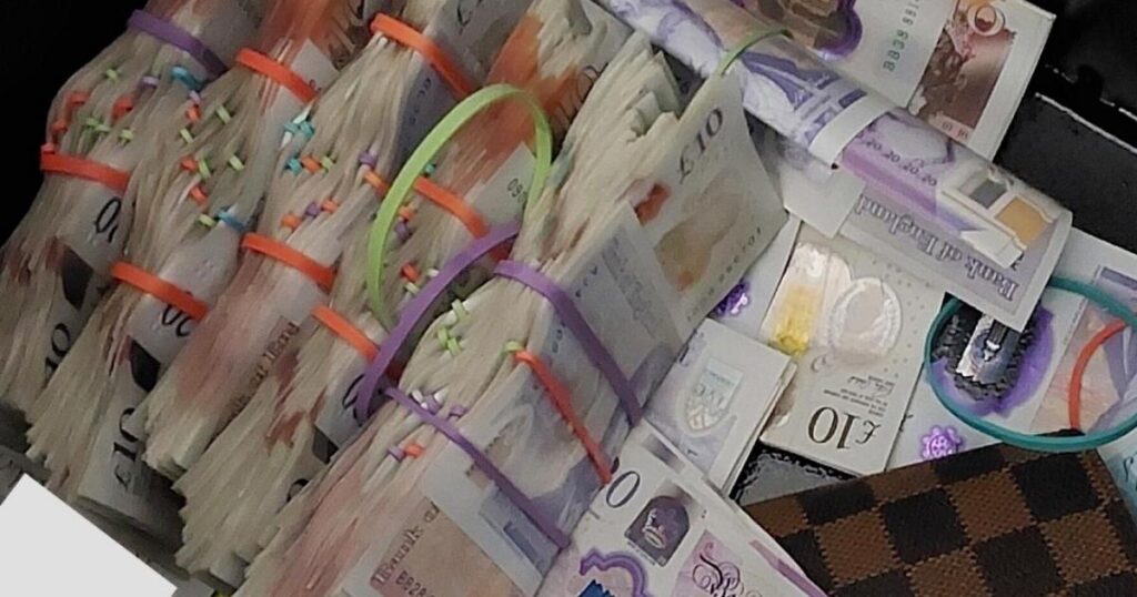 Teen arrested after Rambo knives and £5,000 found by police