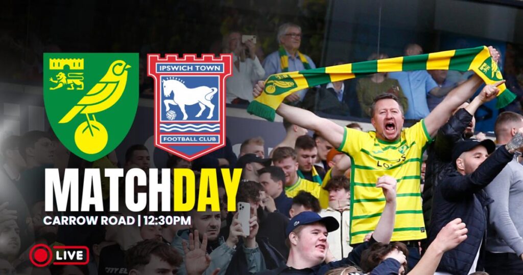 Norwich City v Ipswich Town: Follow live derby day updates