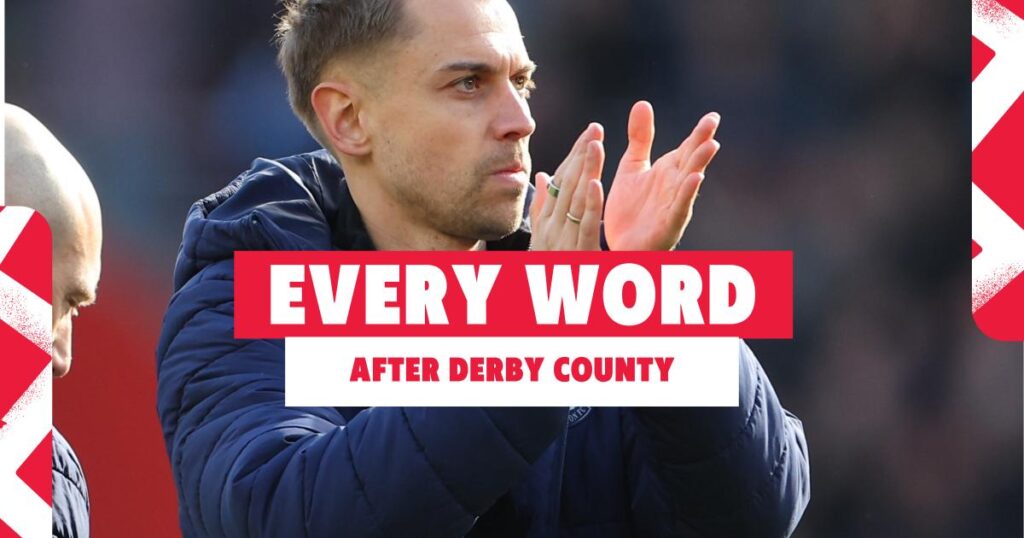 Every word Southampton's Eckert said after 2-1 win over Derby County