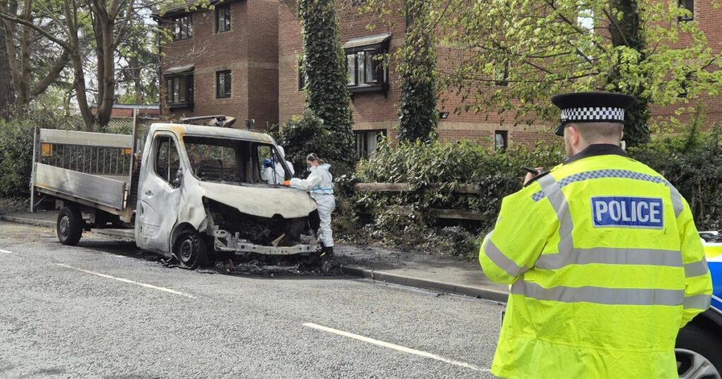 Police launch arson probe after vans set fire in Southampton