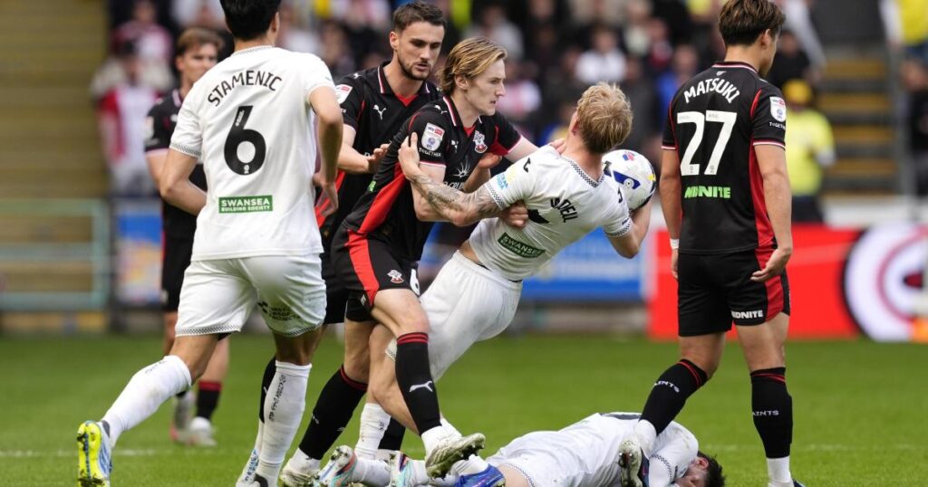 Eckert admits protecting Southampton man against red card at Swansea