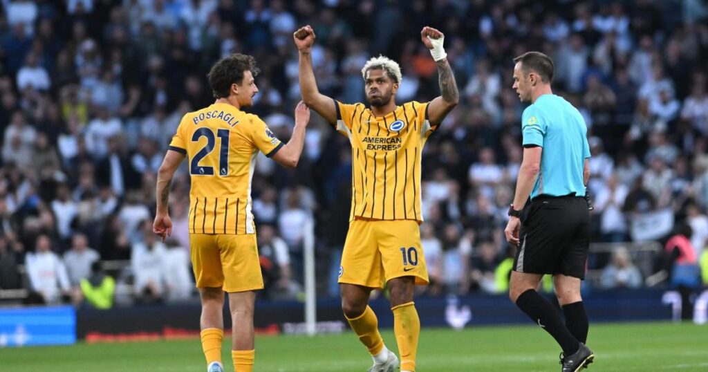 Where Georginio Rutter stands at Brighton after goal at Spurs