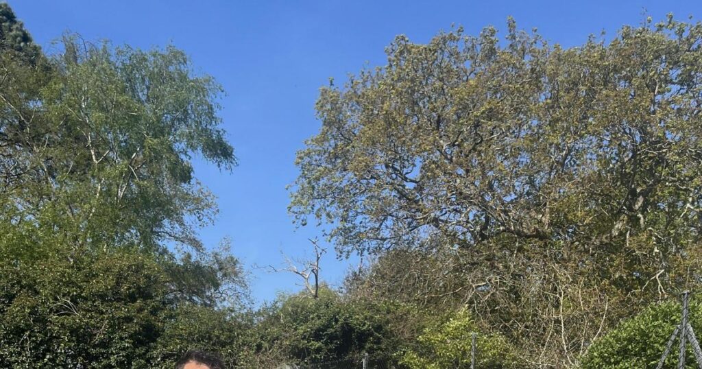 Poole: former British number one tennis star visits old school