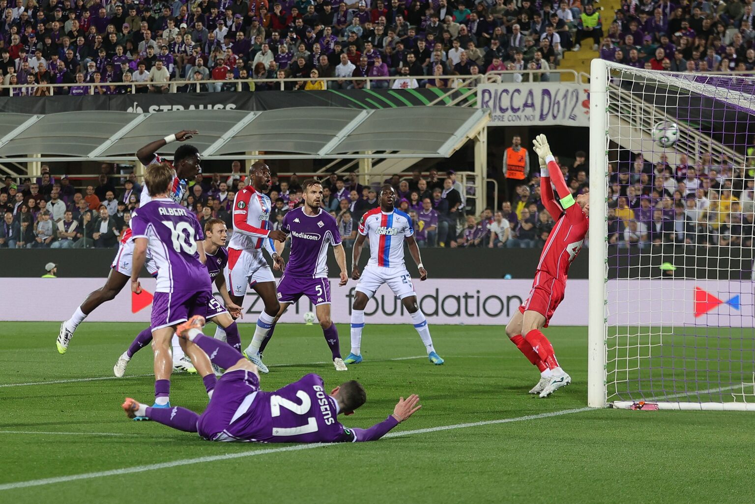 Ismaila Sarr scored Crystal Palace's only goal on the night
