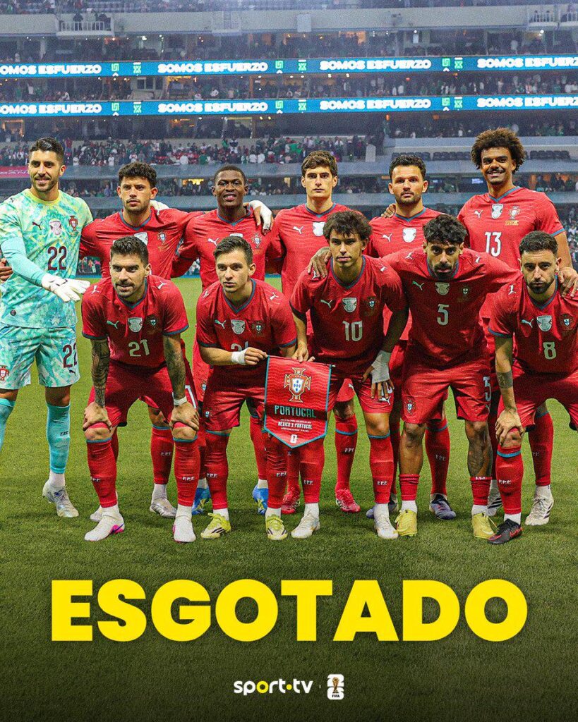 Portugal é a única Seleção que já esgotou os bilhetes para os jogos da fase de grupo do Mundial FIFA 2026 🇵🇹