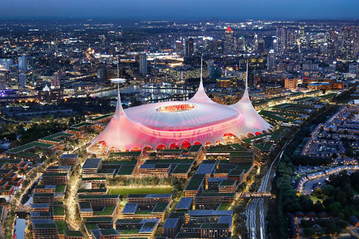 Designs of a new Manchester Unted stadium