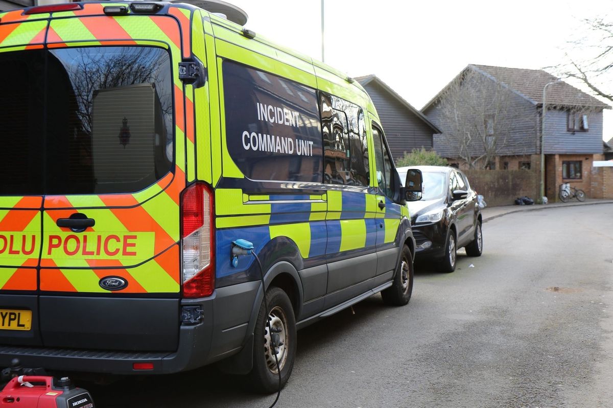 The woman was found with gunshot wounds to her chest